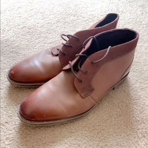 Brown Leather men shose